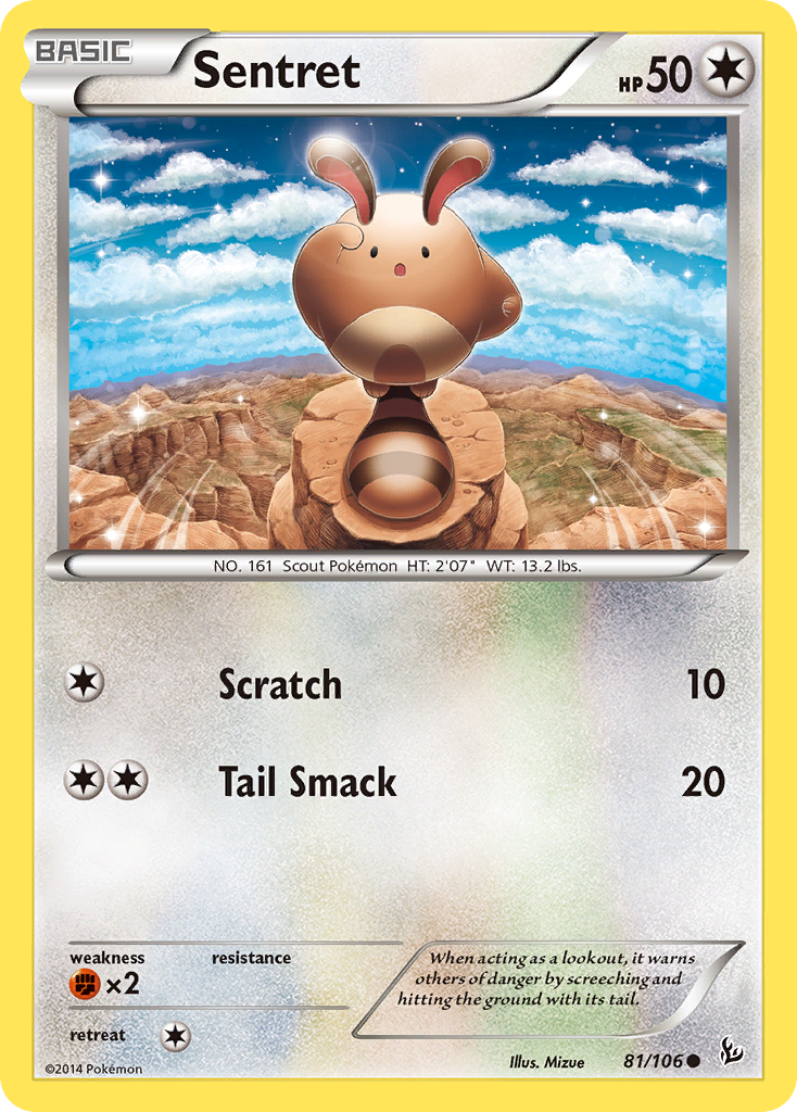 Sentret (81/106) [XY: Flashfire] | Gear Gaming Bentonville