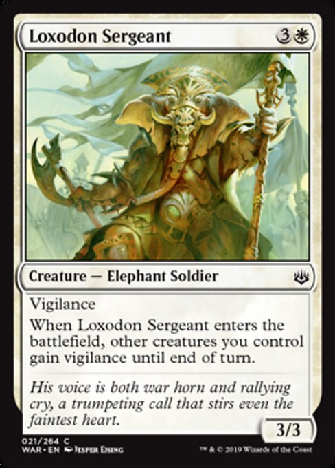 Loxodon Sergeant [War of the Spark] | Gear Gaming Bentonville