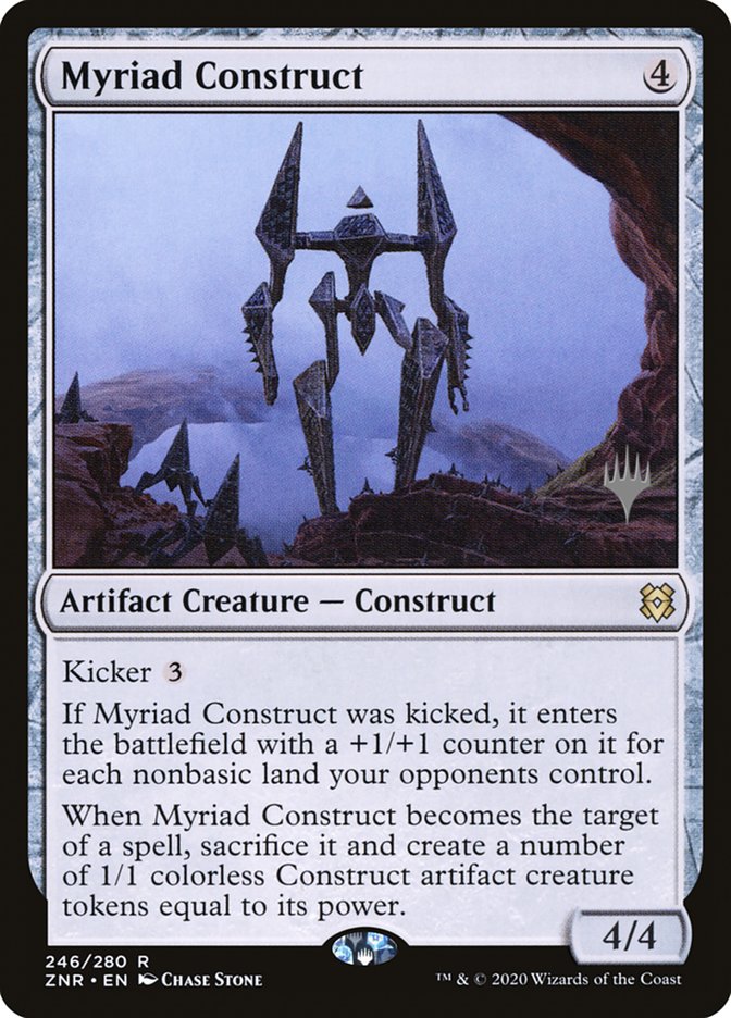 Myriad Construct (Promo Pack) [Zendikar Rising Promos] | Gear Gaming Bentonville