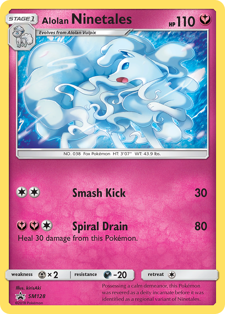 Alolan Ninetales (SM128) [Sun & Moon: Black Star Promos] | Gear Gaming Bentonville