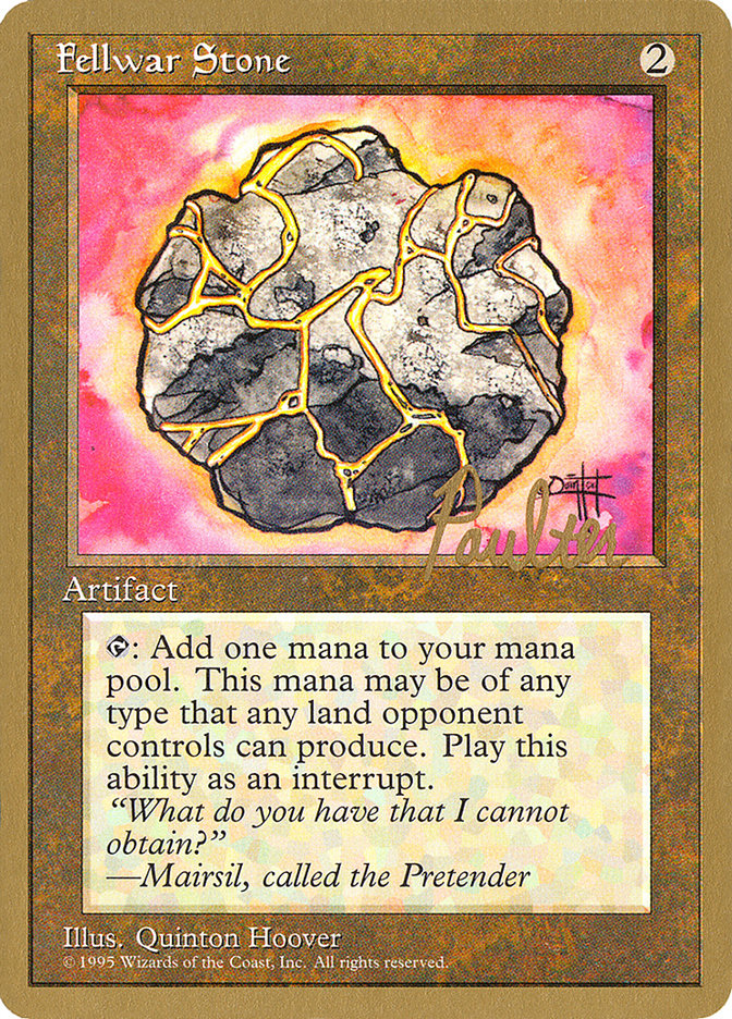 Fellwar Stone (Preston Poulter) [Pro Tour Collector Set] | Gear Gaming Bentonville