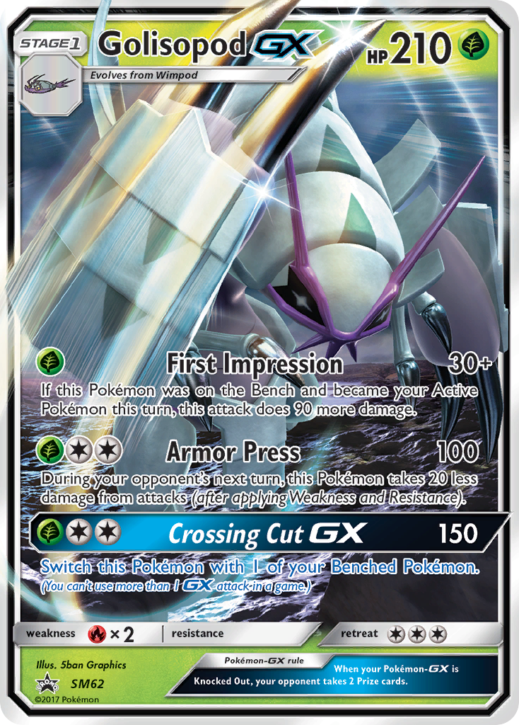 Golisopod GX (SM62) [Sun & Moon: Black Star Promos] | Gear Gaming Bentonville