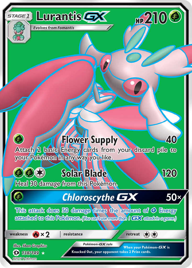 Lurantis GX (138/149) [Sun & Moon: Base Set] | Gear Gaming Bentonville