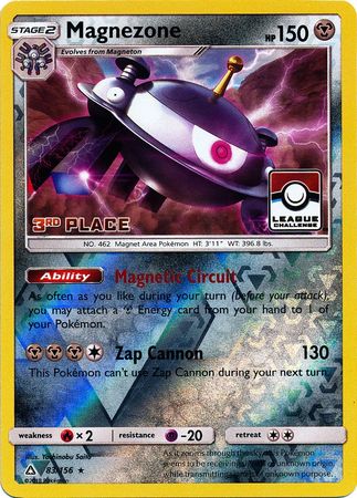 Magnezone (83/156) (League Promo 3rd Place) [Sun & Moon: Ultra Prism] | Gear Gaming Bentonville