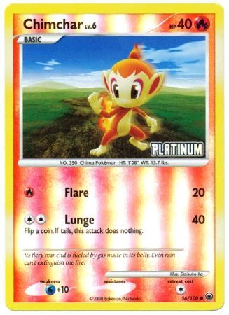 Chimchar (56/100) [Burger King Promos: 2009 Collection] | Gear Gaming Bentonville