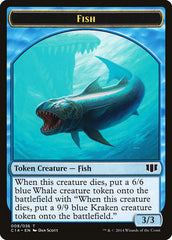 Fish // Zombie (011/036) Double-sided Token [Commander 2014 Tokens] | Gear Gaming Bentonville