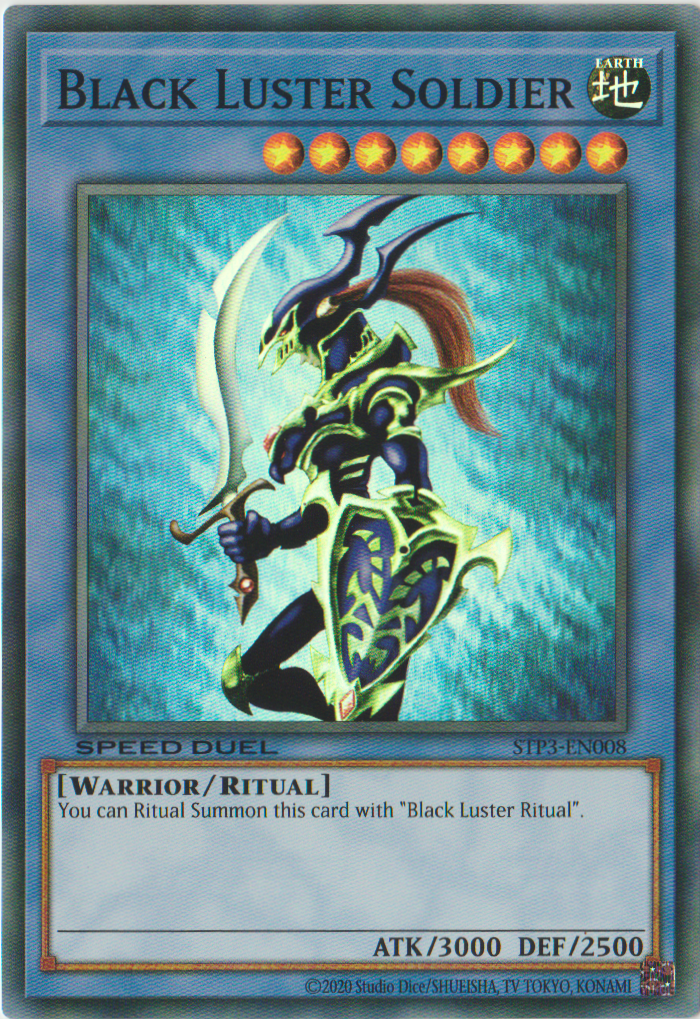 Black Luster Soldier [STP3-EN008] Super Rare | Gear Gaming Bentonville