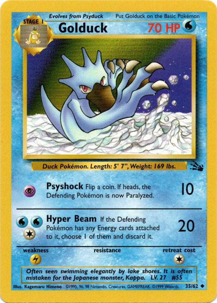 Golduck (35/62) [Fossil Unlimited] | Gear Gaming Bentonville