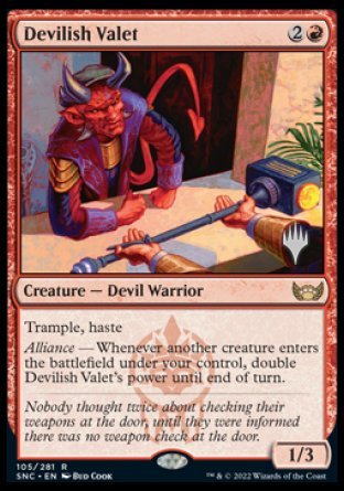 Devilish Valet (Promo Pack) [Streets of New Capenna Promos] | Gear Gaming Bentonville