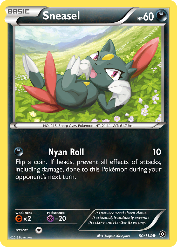 Sneasel (60/114) [XY: Steam Siege] | Gear Gaming Bentonville