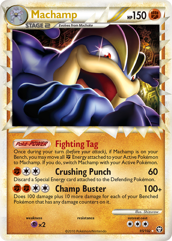 Machamp (95/102) [HeartGold & SoulSilver: Triumphant] | Gear Gaming Bentonville