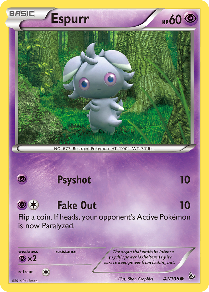 Espurr (42/106) [XY: Flashfire] | Gear Gaming Bentonville