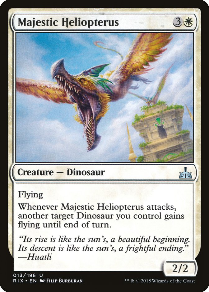 Majestic Heliopterus [Rivals of Ixalan] | Gear Gaming Bentonville