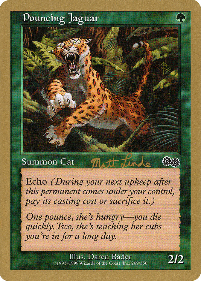 Pouncing Jaguar (Matt Linde) [World Championship Decks 1999] | Gear Gaming Bentonville