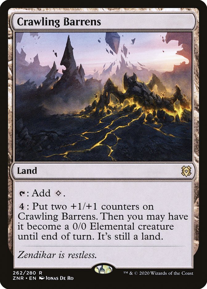 Crawling Barrens [Zendikar Rising] | Gear Gaming Bentonville