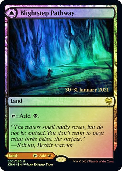 Blightstep Pathway // Searstep Pathway  [Kaldheim Prerelease Promos] | Gear Gaming Bentonville