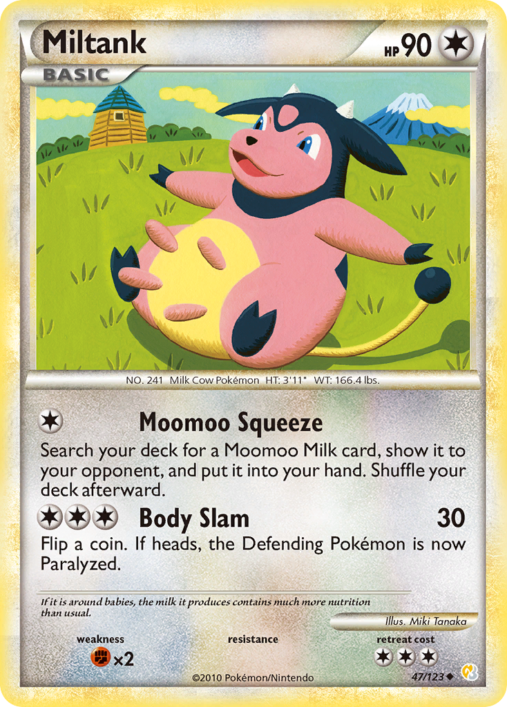 Miltank (47/123) [HeartGold & SoulSilver: Base Set] | Gear Gaming Bentonville