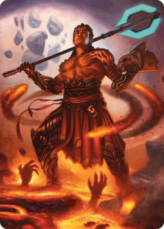 Koth, Fire of Resistance Art Card [Phyrexia: All Will Be One Art Series] | Gear Gaming Bentonville