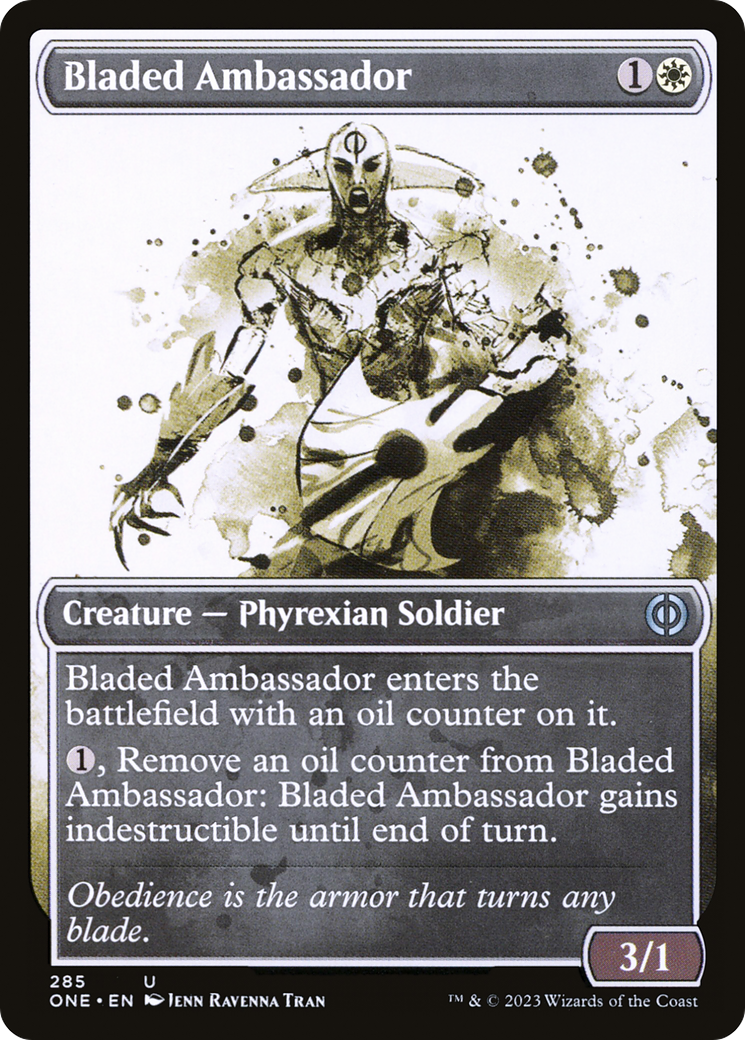 Bladed Ambassador (Showcase Ichor) [Phyrexia: All Will Be One] | Gear Gaming Bentonville