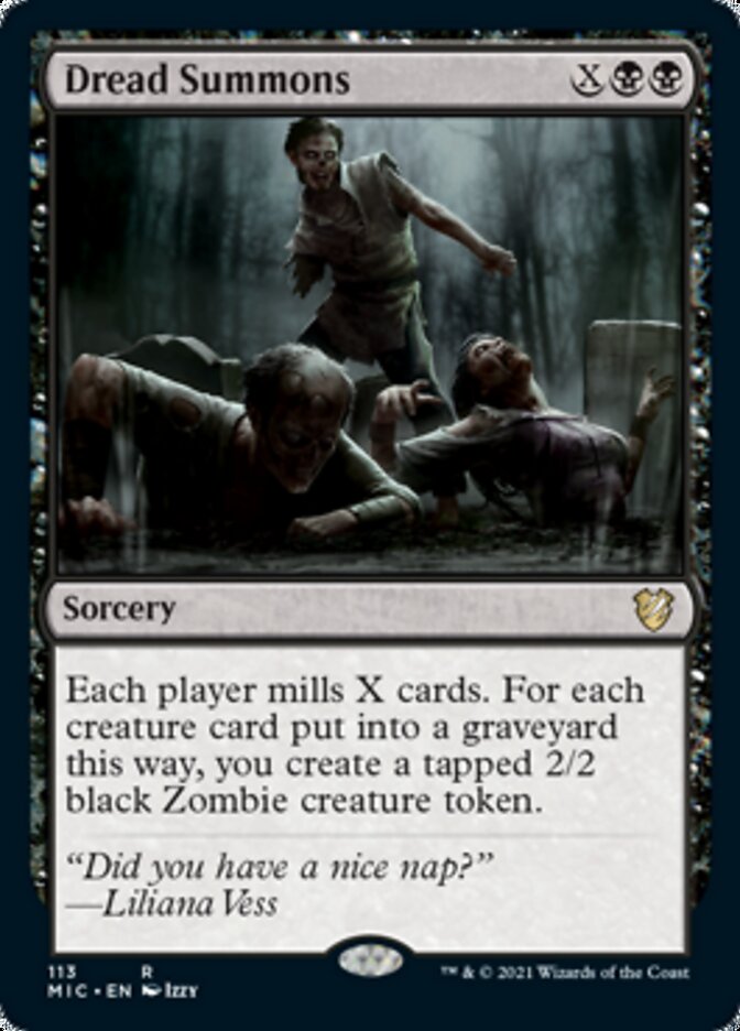 Dread Summons [Innistrad: Midnight Hunt Commander] | Gear Gaming Bentonville