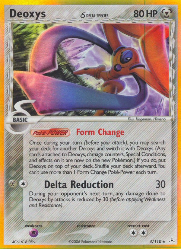 Deoxys (4/110) (Delta Species) [EX: Holon Phantoms] | Gear Gaming Bentonville