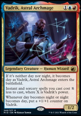 Vadrik, Astral Archmage (Promo Pack) [Innistrad: Midnight Hunt Promos] | Gear Gaming Bentonville