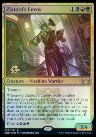 Ziatora's Envoy [Streets of New Capenna Prerelease Promos] | Gear Gaming Bentonville