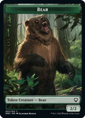 Kavu // Bear Double-sided Token [Dominaria United Commander Tokens] | Gear Gaming Bentonville