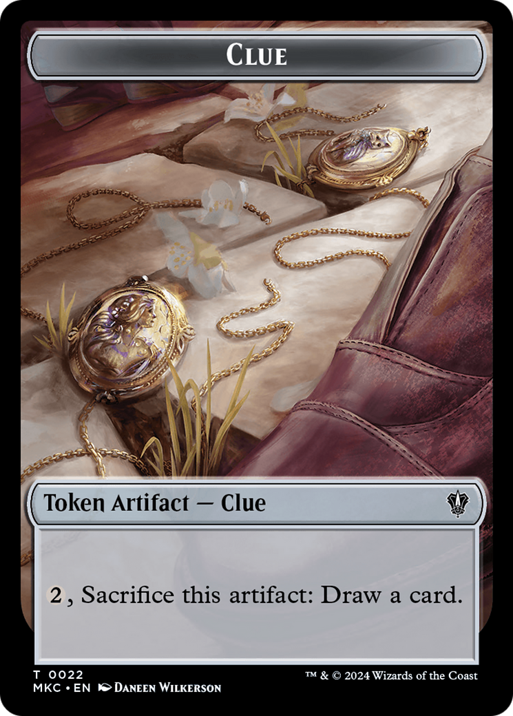 Clue // Insect (0017) Double-Sided Token [Murders at Karlov Manor Commander Tokens] | Gear Gaming Bentonville