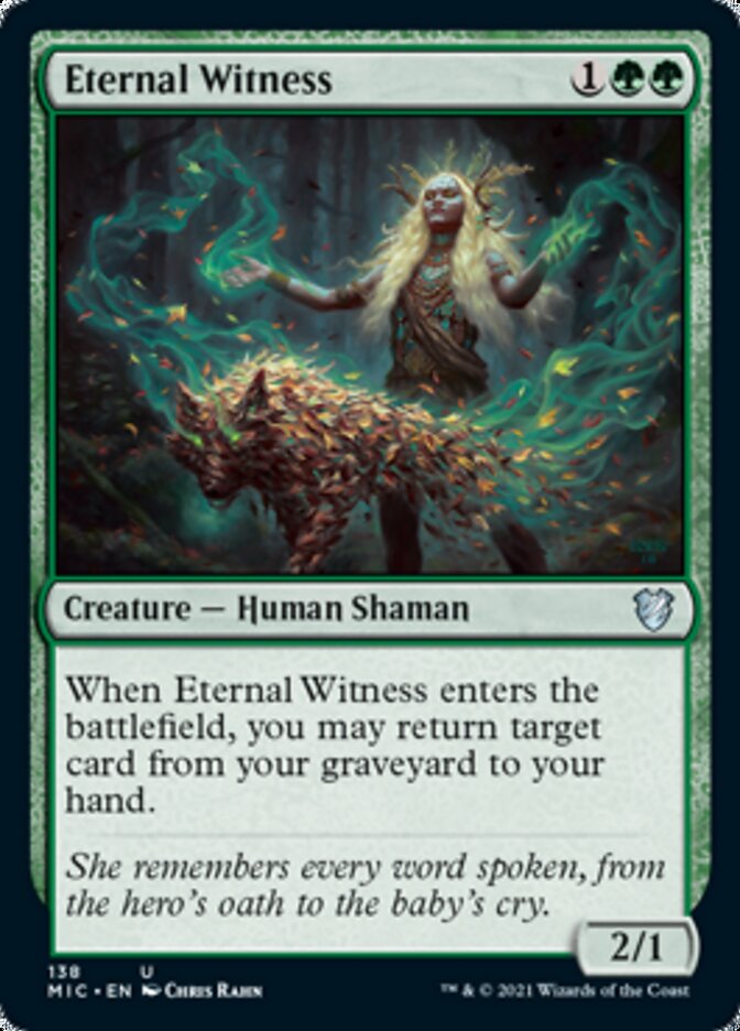 Eternal Witness [Innistrad: Midnight Hunt Commander] | Gear Gaming Bentonville