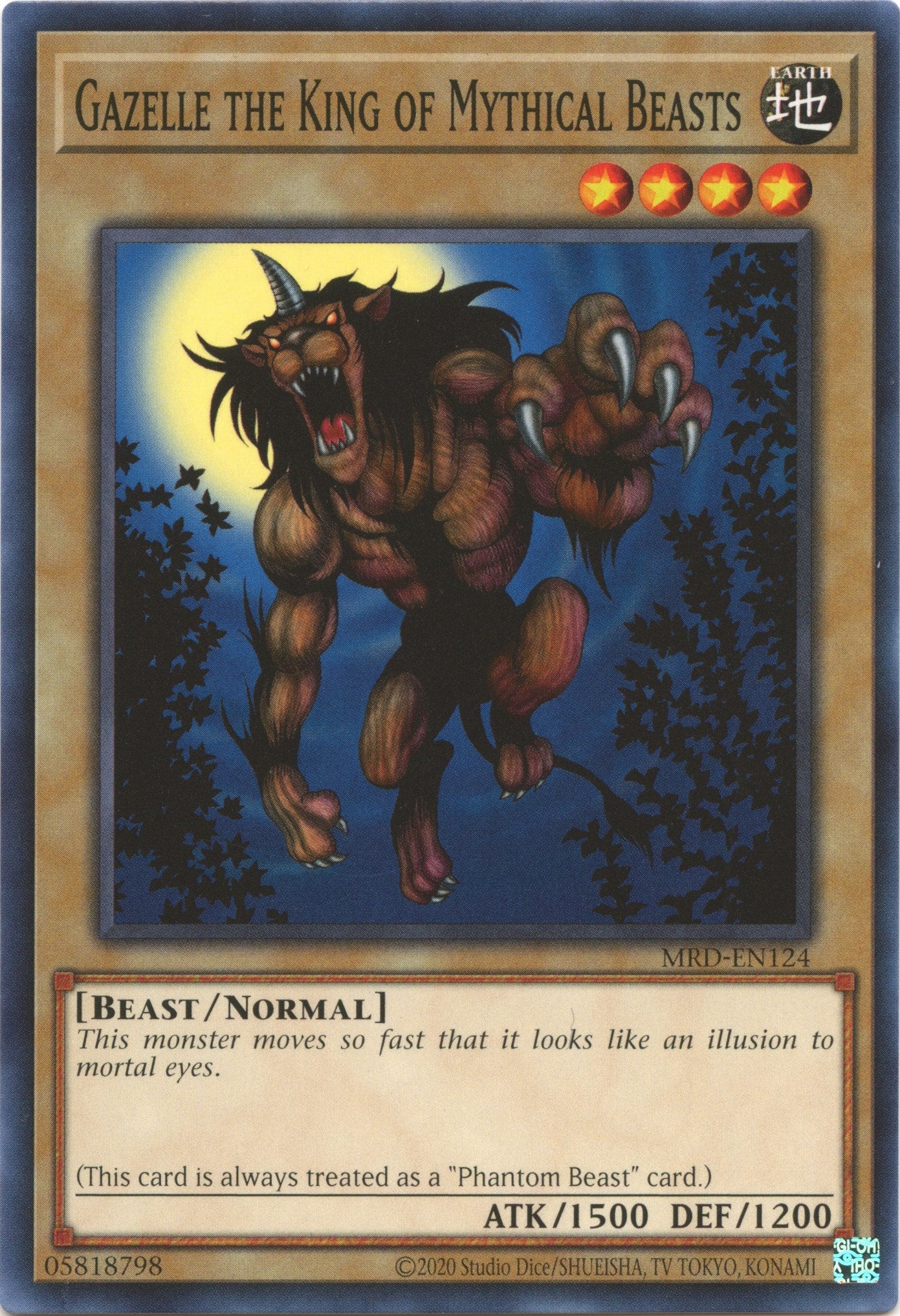 Gazelle the King of Mythical Beasts (25th Anniversary) [MRD-EN124] Common | Gear Gaming Bentonville