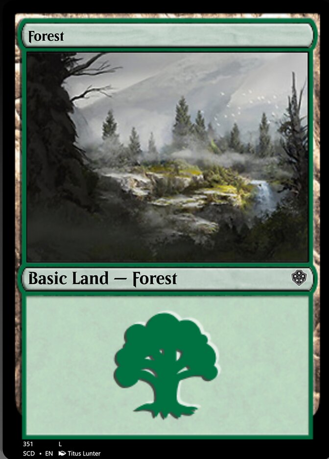 Forest (351) [Starter Commander Decks] | Gear Gaming Bentonville