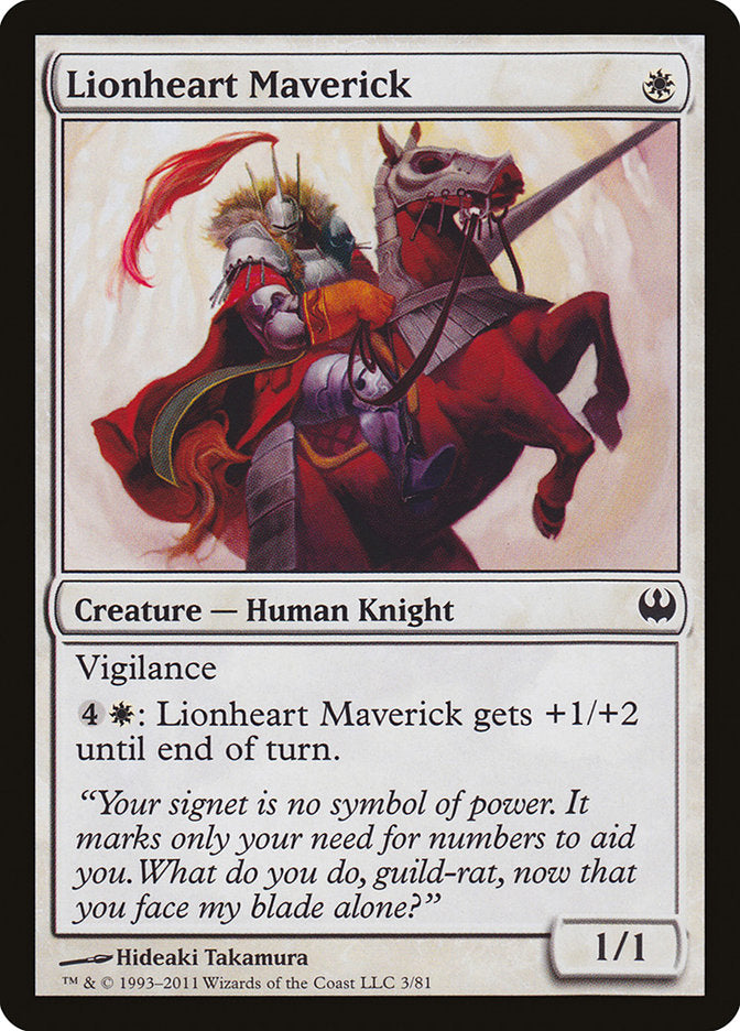 Lionheart Maverick [Duel Decks: Knights vs. Dragons] | Gear Gaming Bentonville