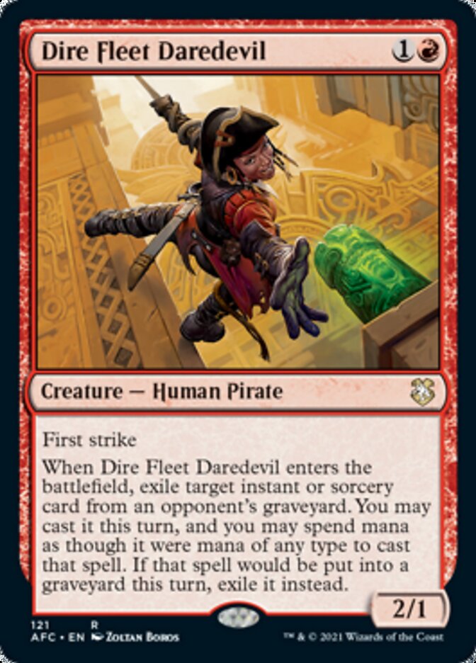 Dire Fleet Daredevil [Dungeons & Dragons: Adventures in the Forgotten Realms Commander] | Gear Gaming Bentonville