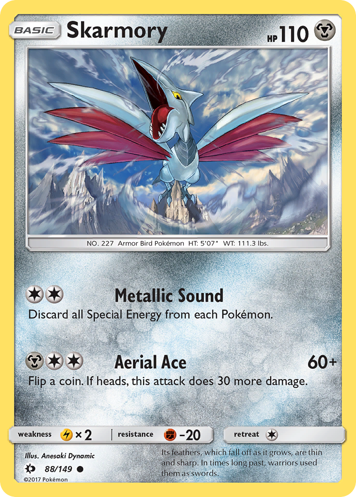 Skarmory (88/149) [Sun & Moon: Base Set] | Gear Gaming Bentonville