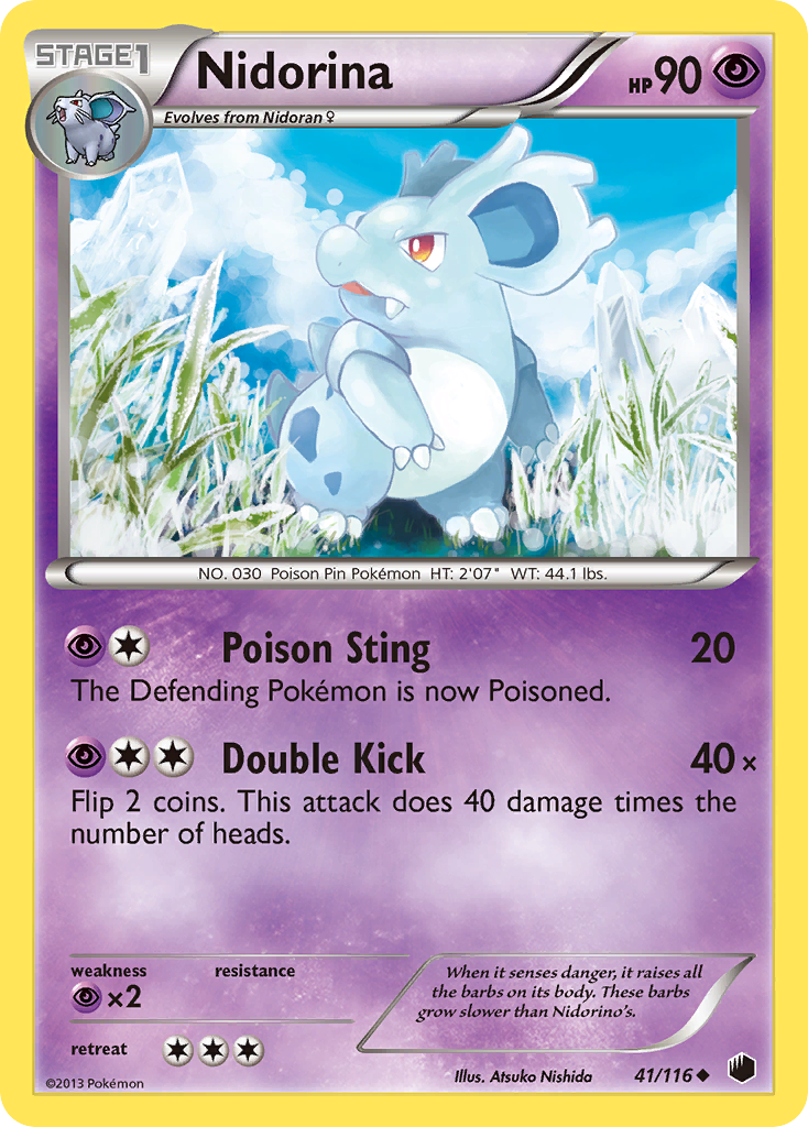 Nidorina (41/116) [Black & White: Plasma Freeze] | Gear Gaming Bentonville