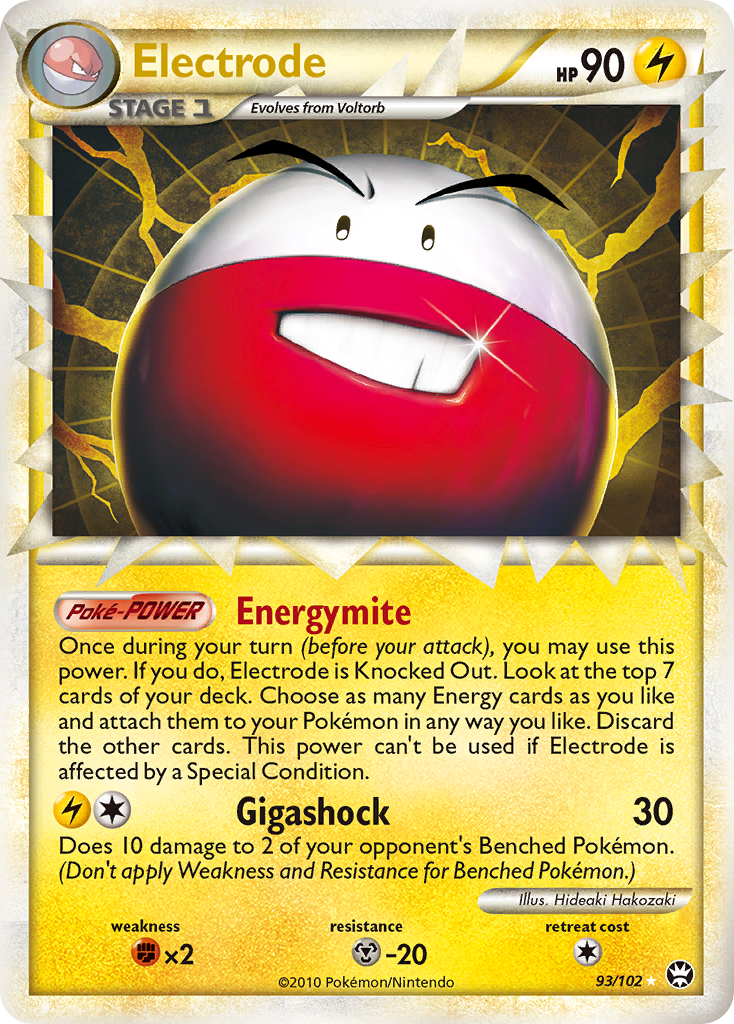 Electrode (93/102) [HeartGold & SoulSilver: Triumphant] | Gear Gaming Bentonville