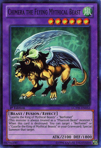 Chimera the Flying Mythical Beast [LCYW-EN052] Super Rare | Gear Gaming Bentonville
