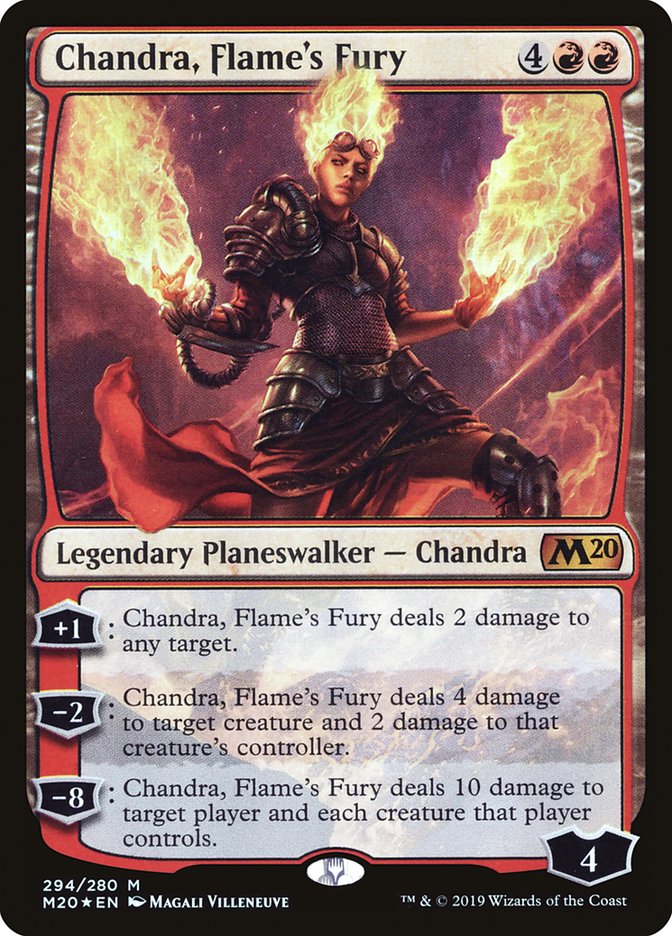 Chandra, Flame's Fury [Core Set 2020] | Gear Gaming Bentonville