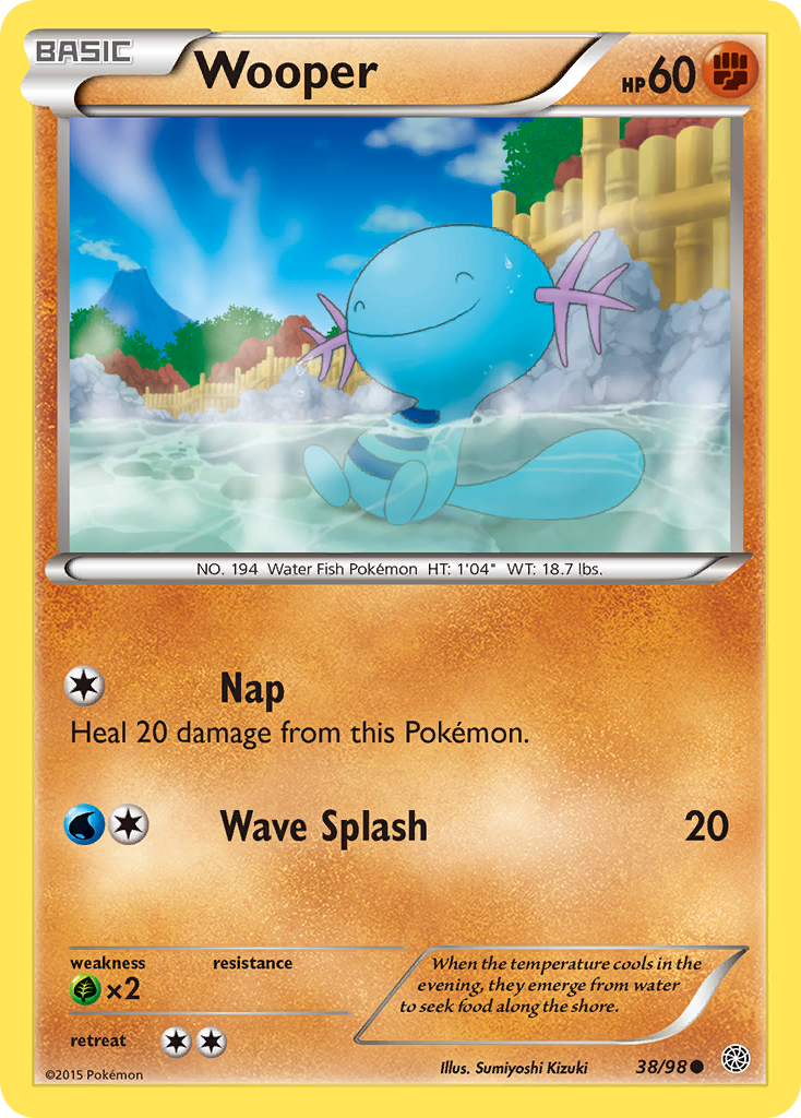 Wooper (38/98) [XY: Ancient Origins] | Gear Gaming Bentonville