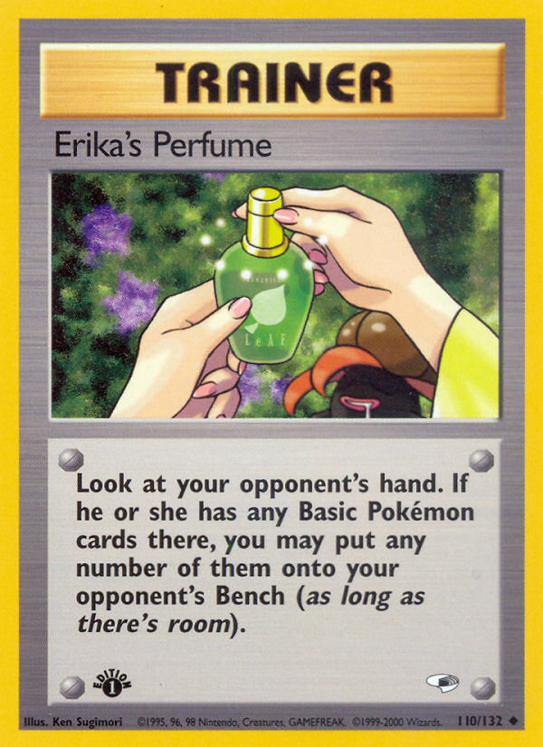 Erika's Perfume (110/132) [Gym Heroes 1st Edition] | Gear Gaming Bentonville