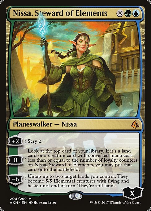 Nissa, Steward of Elements [Amonkhet] | Gear Gaming Bentonville