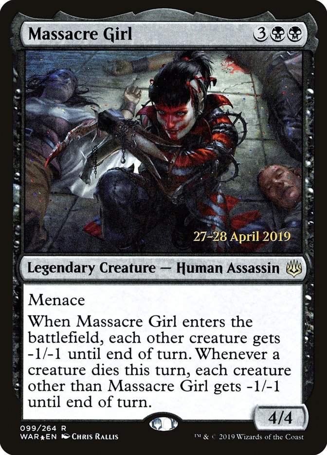 Massacre Girl  [War of the Spark Prerelease Promos] | Gear Gaming Bentonville