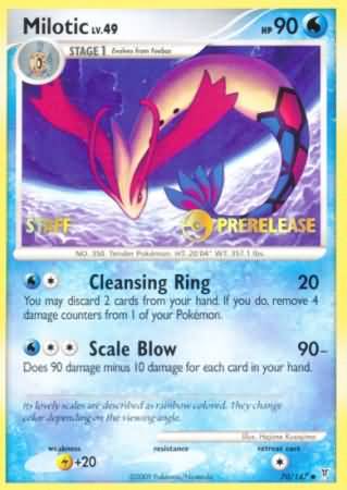 Milotic (70/147) (Staff Prerelease Promo) [Nintendo: Black Star Promos] | Gear Gaming Bentonville