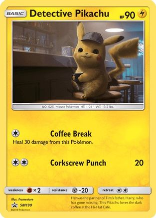 Detective Pikachu (SM190) [Sun & Moon: Black Star Promos] | Gear Gaming Bentonville