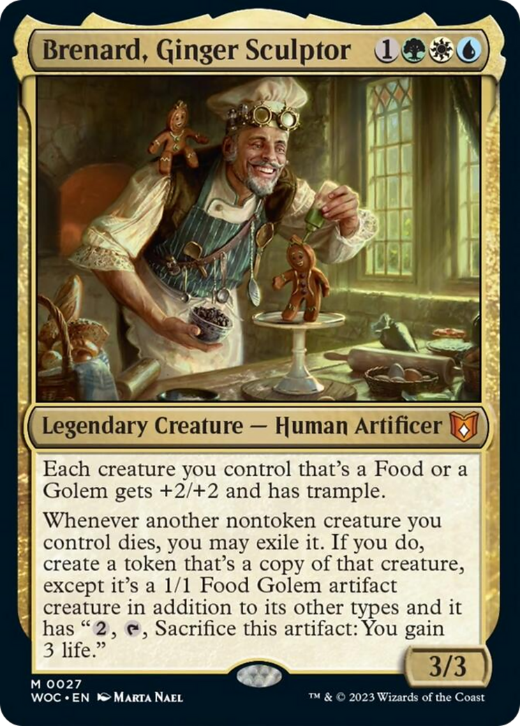 Brenard, Ginger Sculptor [Wilds of Eldraine Commander] | Gear Gaming Bentonville