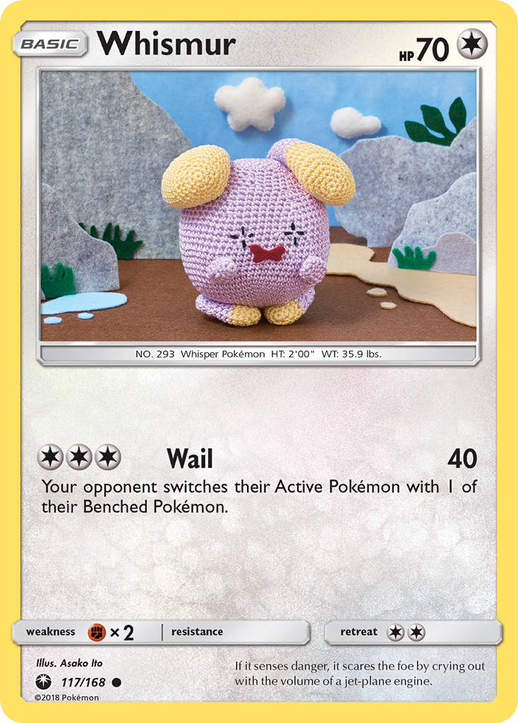 Whismur (117/168) [Sun & Moon: Celestial Storm] | Gear Gaming Bentonville