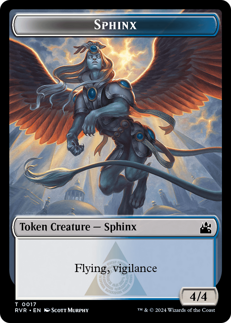 Sphinx Token [Ravnica Remastered Tokens] | Gear Gaming Bentonville