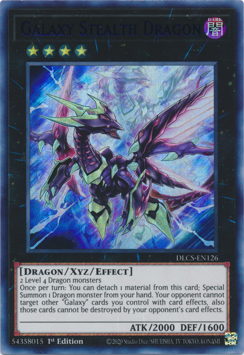 Galaxy Stealth Dragon (Blue) [DLCS-EN126] Ultra Rare | Gear Gaming Bentonville