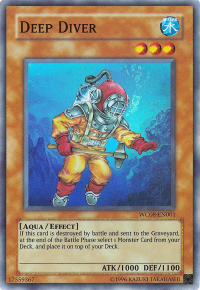 Deep Diver [WC08-EN001] Super Rare | Gear Gaming Bentonville
